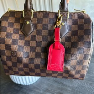 Authentic Louis Vuitton Luggage Tag